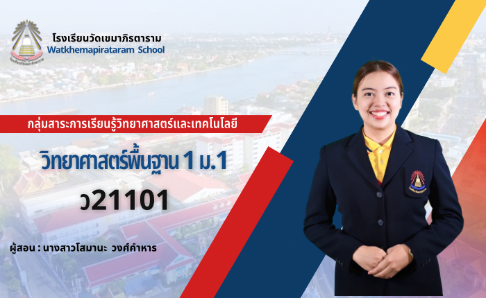 วิทยาศาสตร์พื้นฐาน 1 (ว21101) ม.1/15