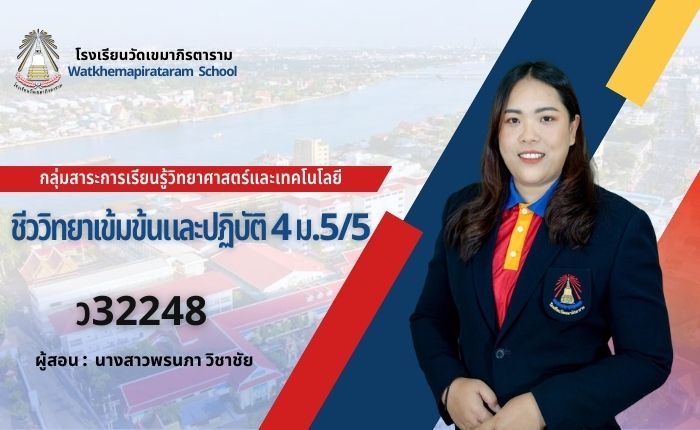 ชีววิทยาเข้มข้นและปฏิบัติการ4 (ว32248) ม.5/5 ภาคเรียนที่ 2