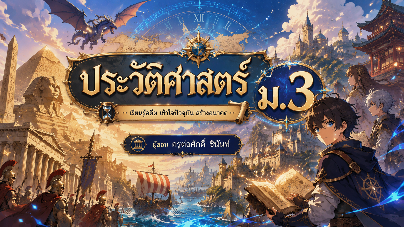 ประวัติศาสตร์ ม.3 – ม.3/4