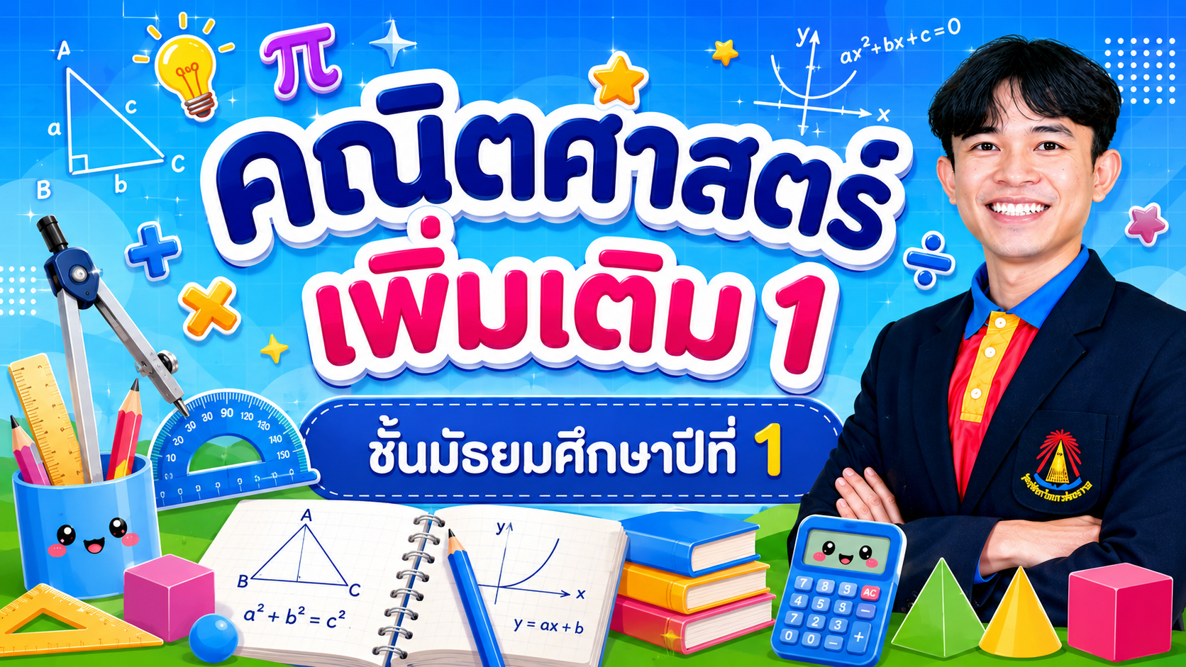 คณิตศาสตร์เพิ่มเติม 1 (ค21201) ม.1/14 ปีการศึกษา 2569