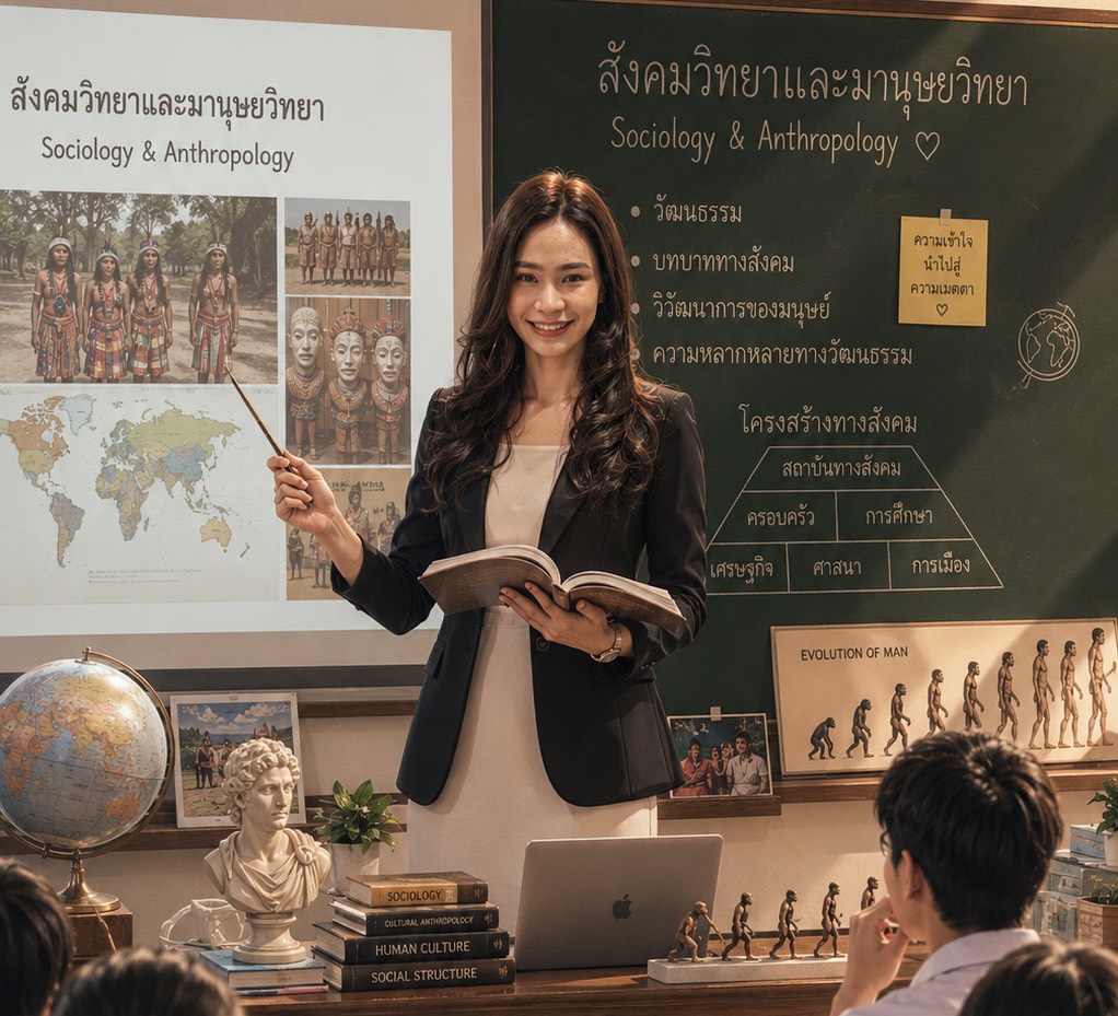 สังคมวิทยาและมานุษยวิทยาเบื้องต้น ส32231 (5/9 ปี2569)
