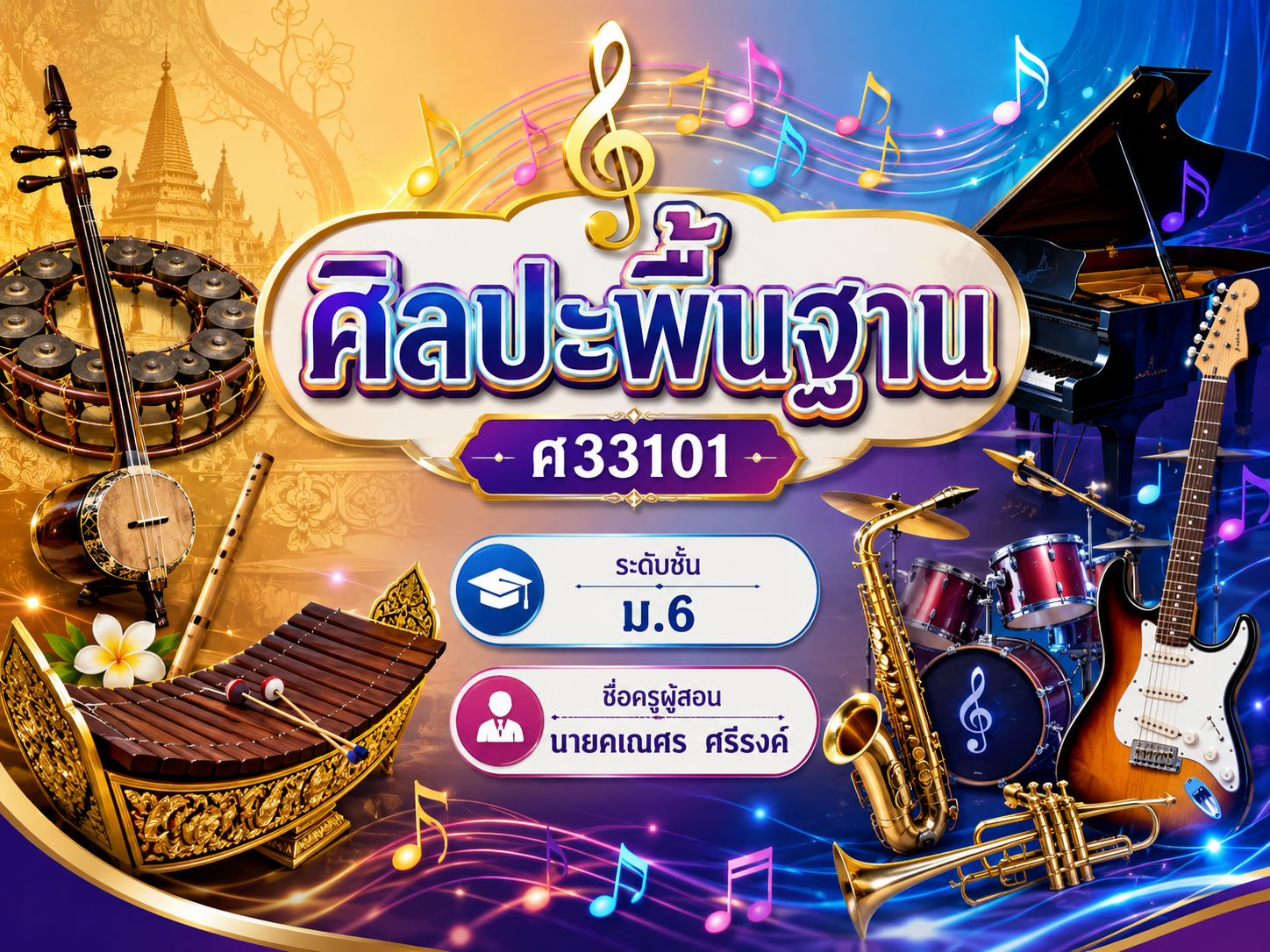 ศิลปะพื้นฐาน 5 ศ33101