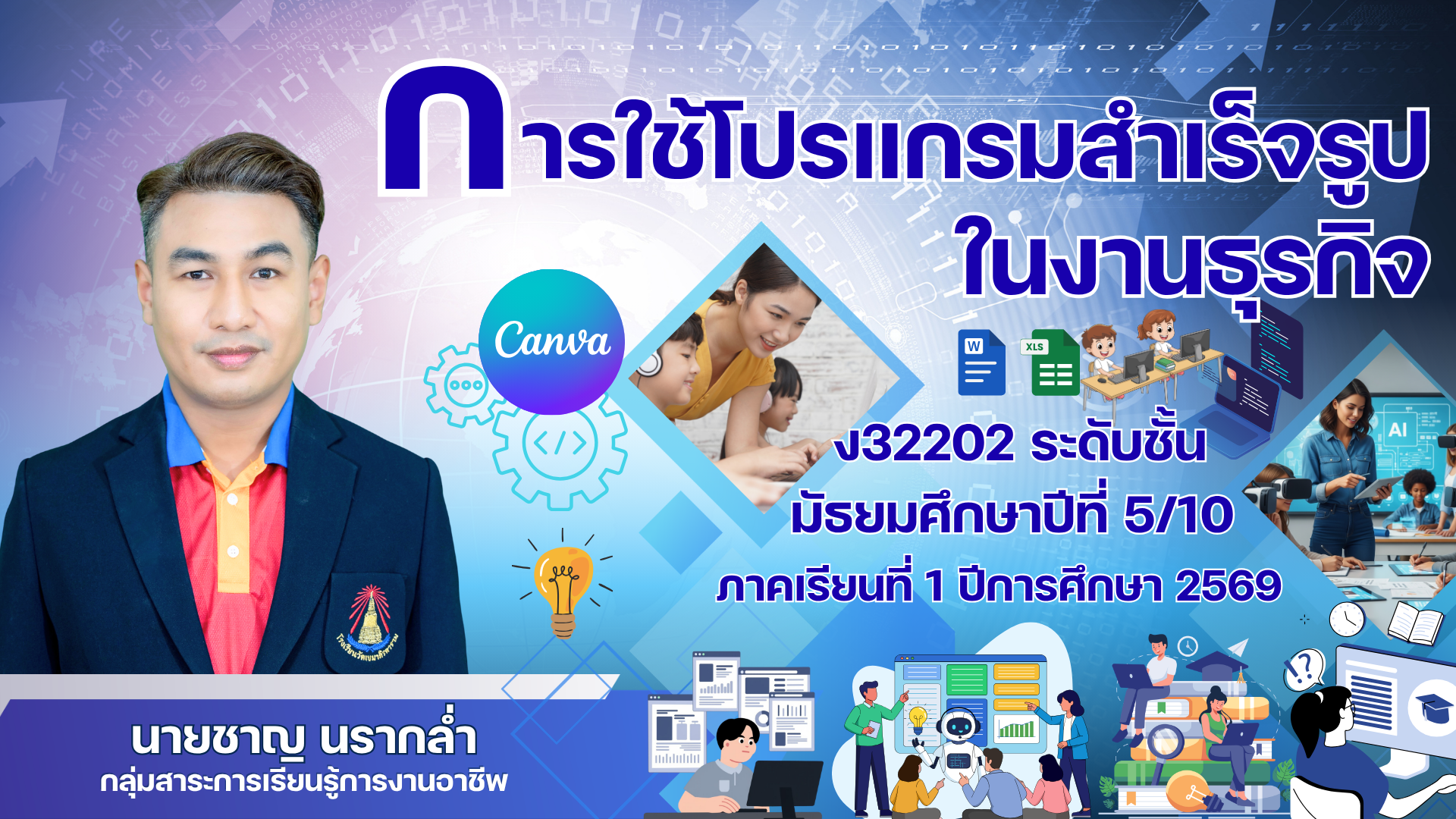 การใช้โปรแกรมสำเร็จรูปในงานธุรกิจ