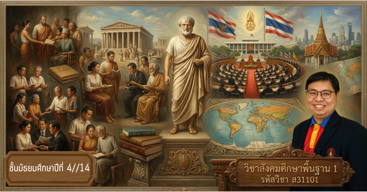 สังคมศึกษาพื้นฐาน 1 (ส31101) ม.4/14
