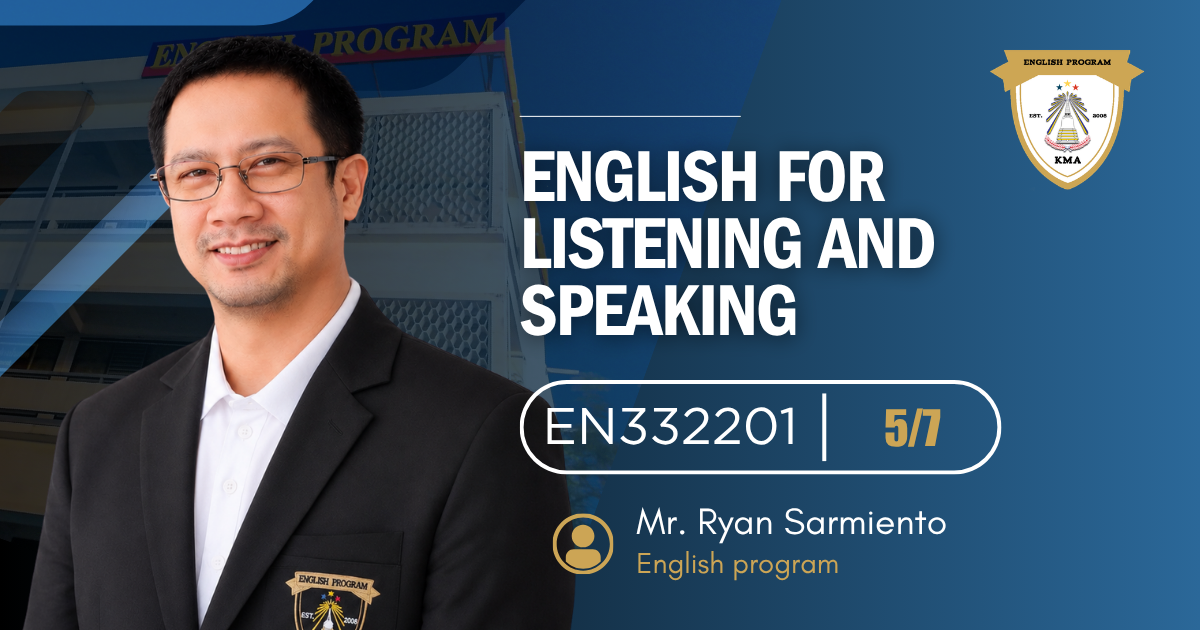 English For Listening and Speaking 5/7